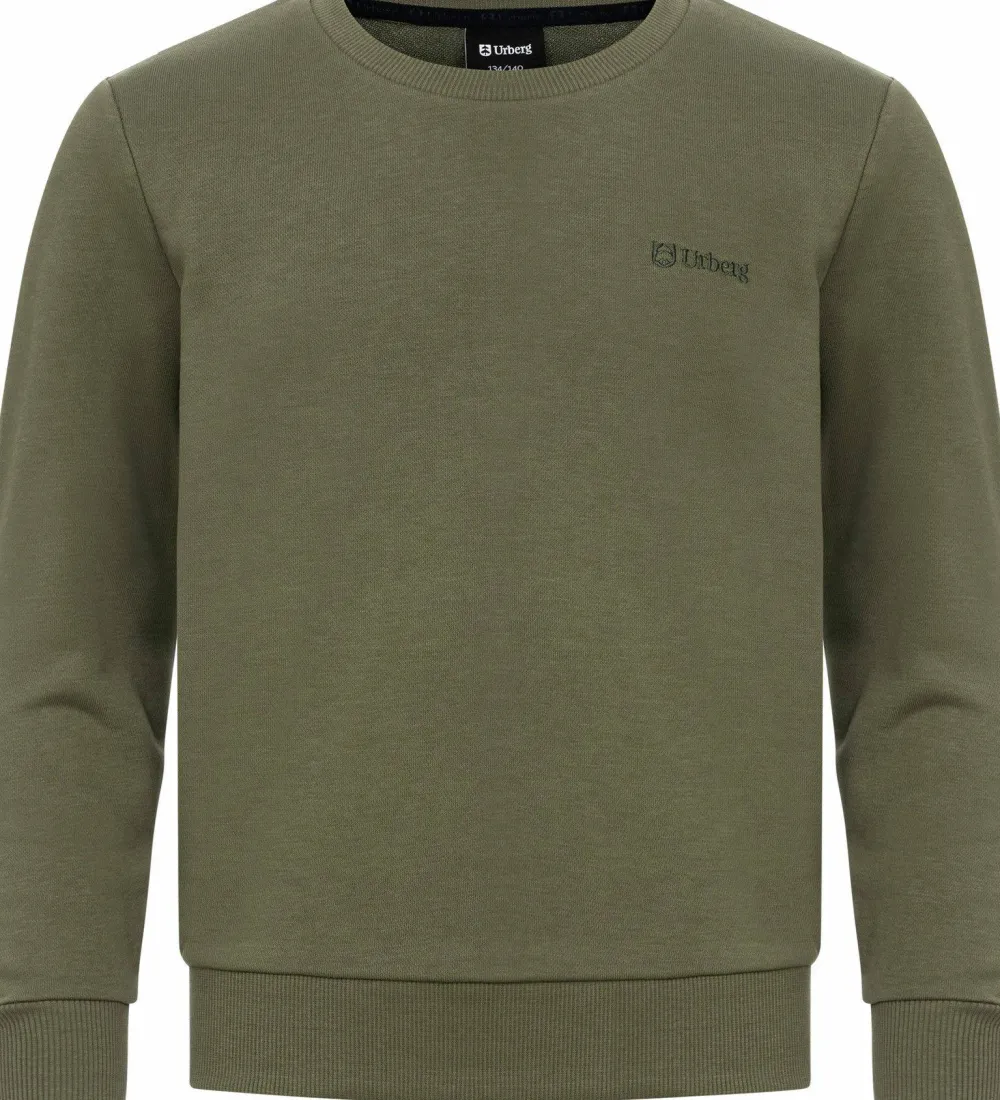 Urberg Juniors' Sweatshirt Terry Deep Lichen Green