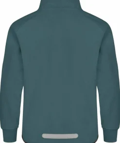 Urberg Juniors' Vindeln Wind Fleece Jacket Silver Pine
