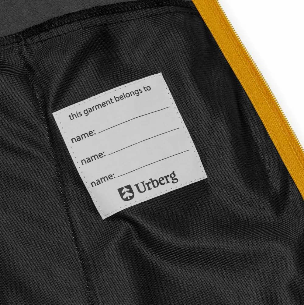 Urberg Juniors' Vindeln Wind Fleece Jacket Sunflower Hot