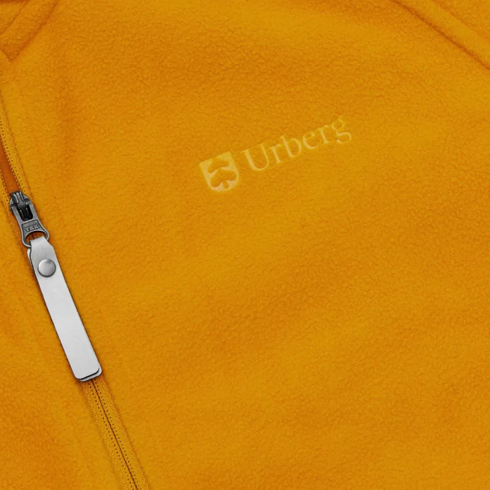 Urberg Juniors' Vindeln Wind Fleece Jacket Sunflower Hot