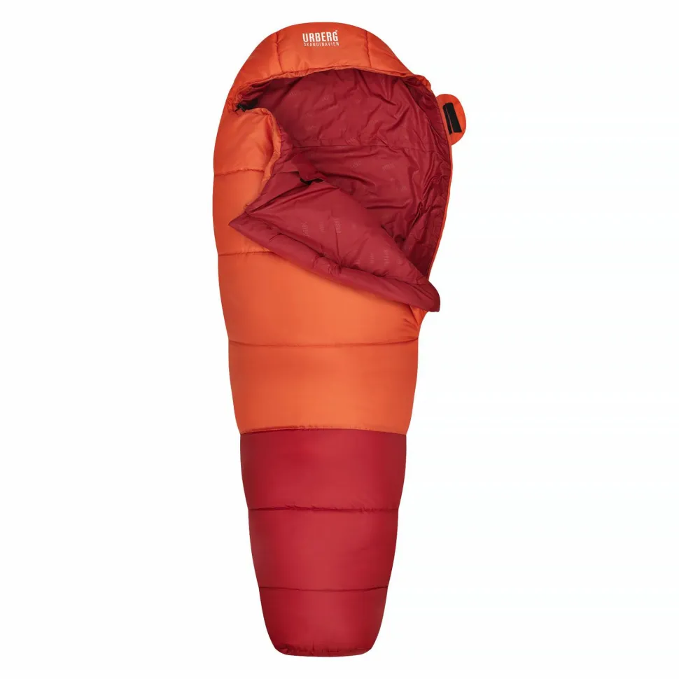 Urberg Kids' 1-season Sleeping Bag G2 Chili/Rio Red