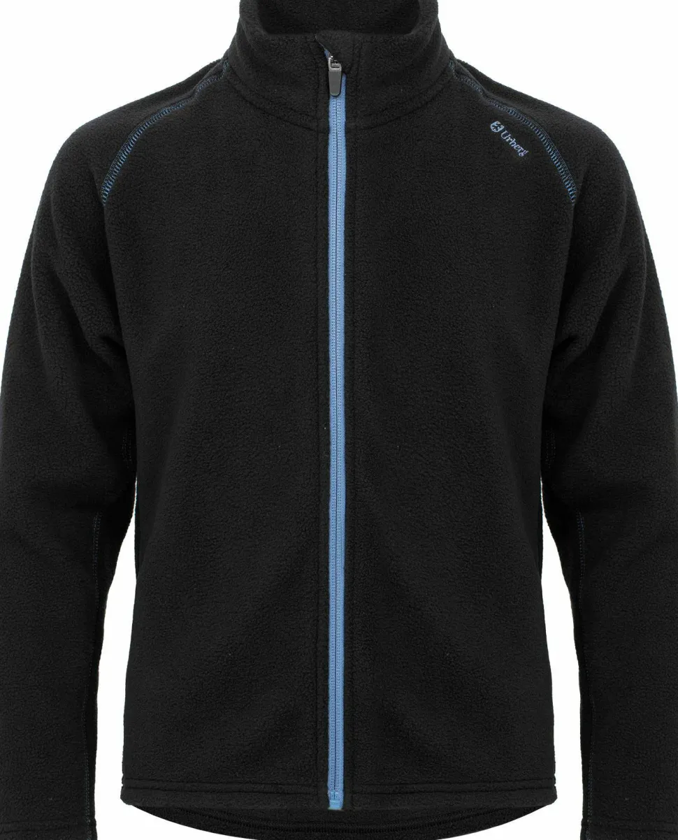 Urberg Kids' Tyldal Fleece Jacket Black Beauty/blue Horizon