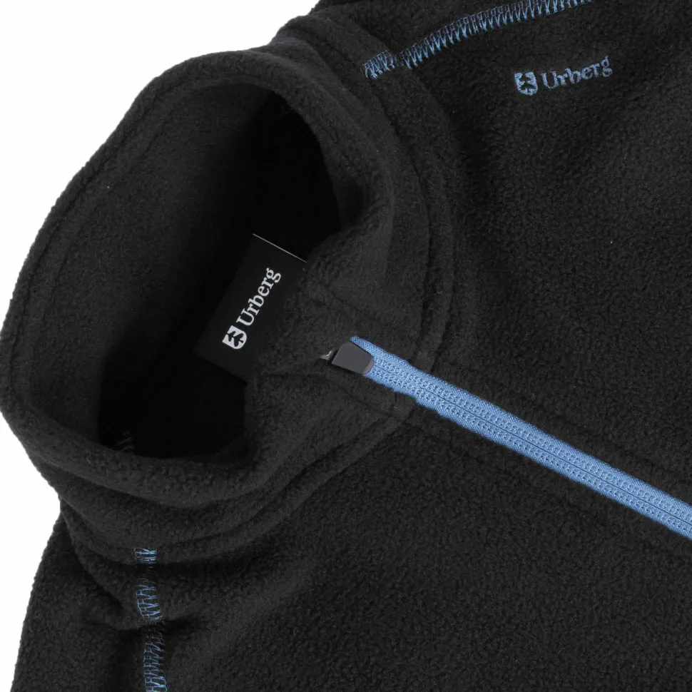 Urberg Kids' Tyldal Fleece Jacket Black Beauty/blue Horizon