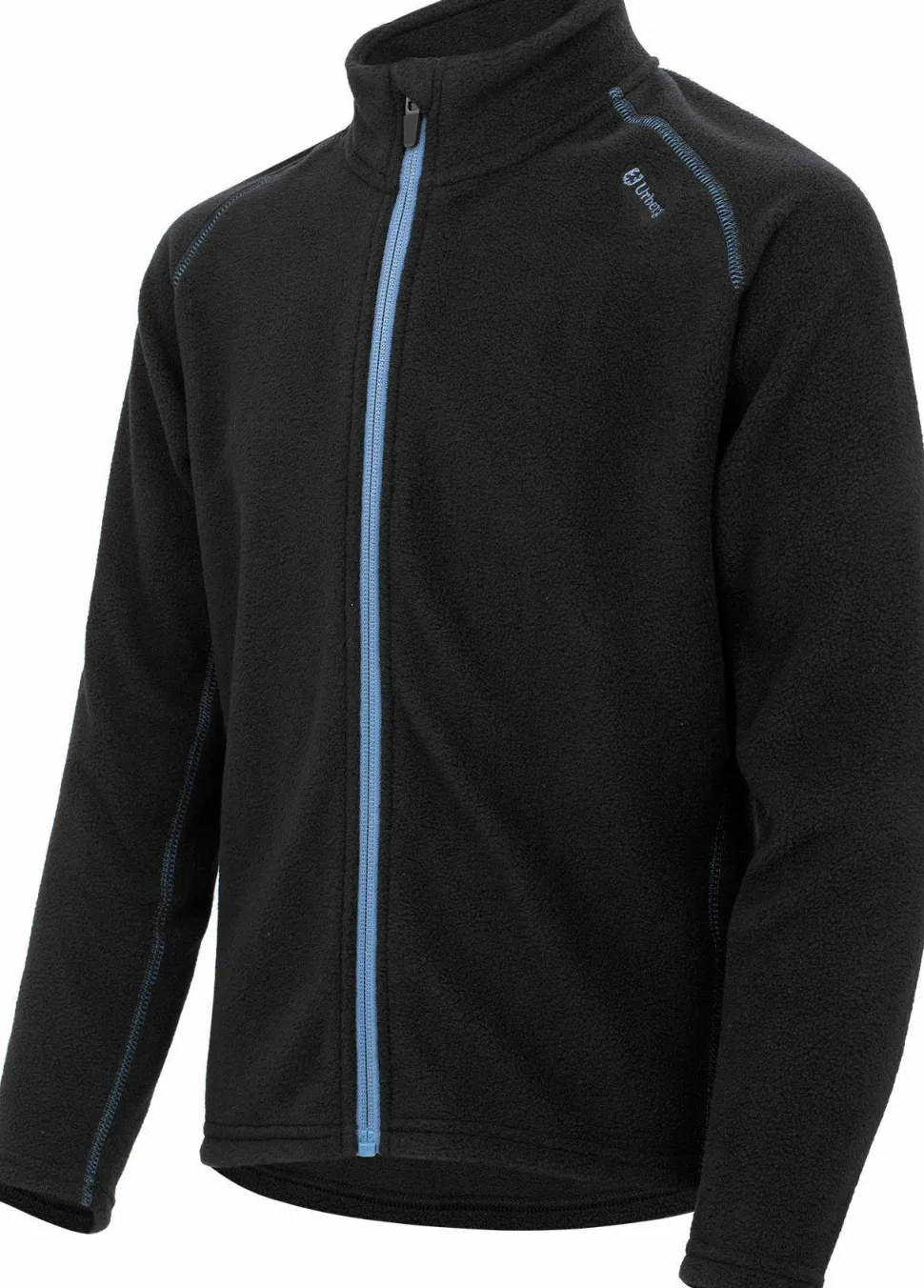 Urberg Kids' Tyldal Fleece Jacket Black Beauty/blue Horizon