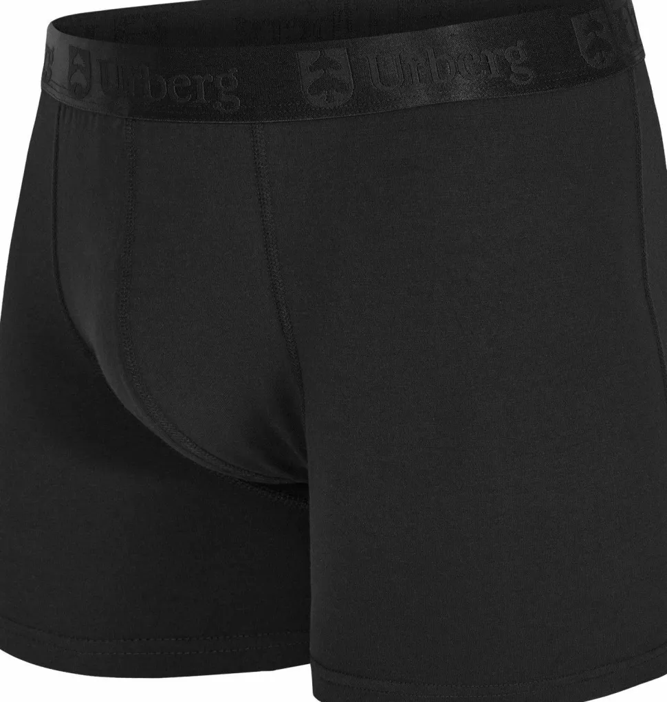 Urberg Men's Bamboo Boxers 12-Pack Black Beauty