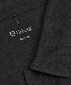 Urberg Men's Hemp Polo Tee Black Beauty