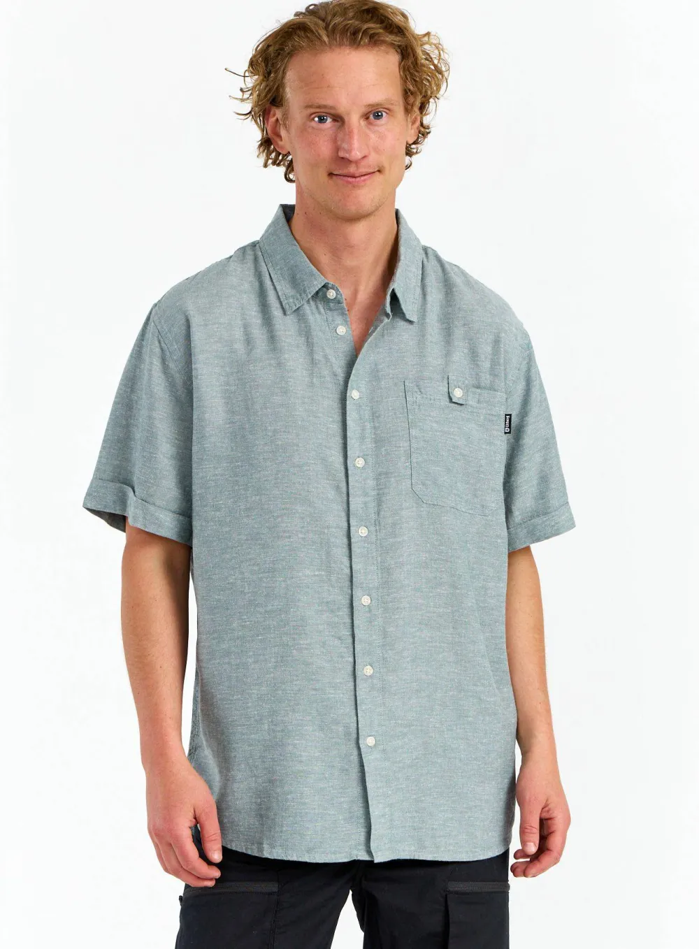 Sale Men's Hemp SS Shirt Herrtröjor & Skjortor