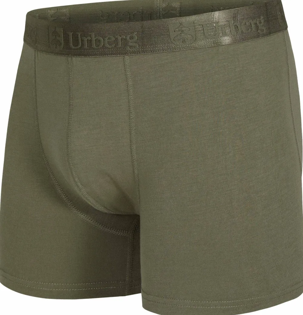 Urberg Men's Isane 3-pack Bamboo Boxers Grey/Black/Green New