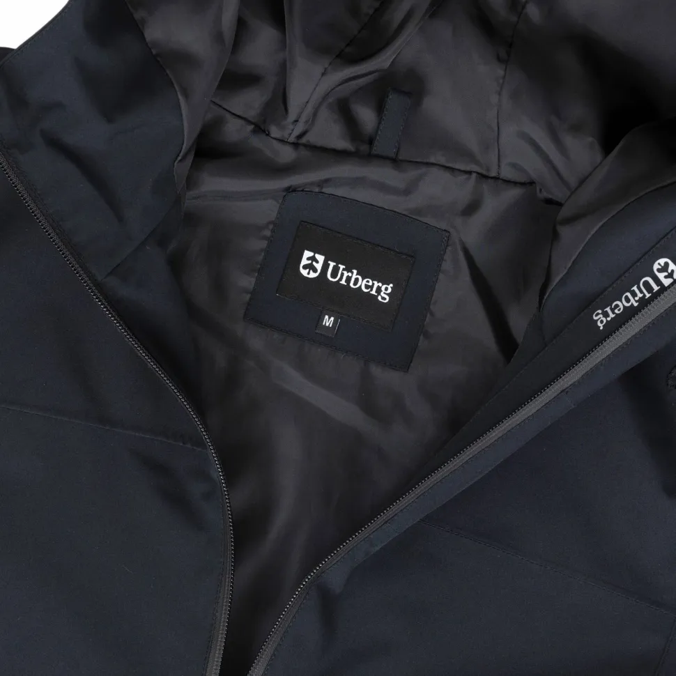 Urberg Men's 2l Everyday Rain Jacket Black Beauty
