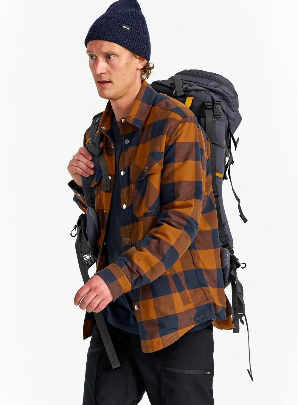 Hot Men's Padded Flannel Shirt Herrtröjor & Skjortor