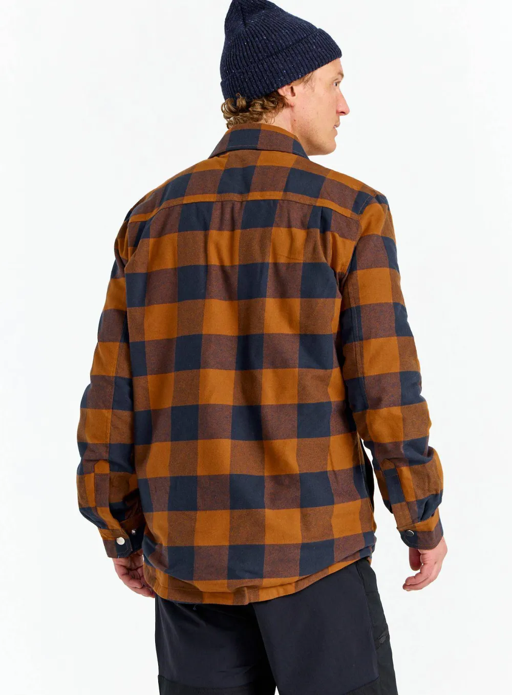 Hot Men's Padded Flannel Shirt Herrtröjor & Skjortor