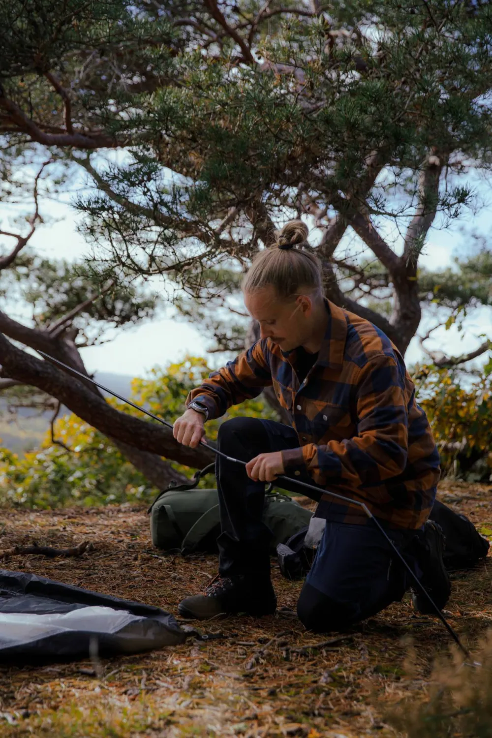 Hot Men's Padded Flannel Shirt Herrtröjor & Skjortor