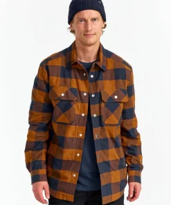 Hot Men's Padded Flannel Shirt Herrtröjor & Skjortor
