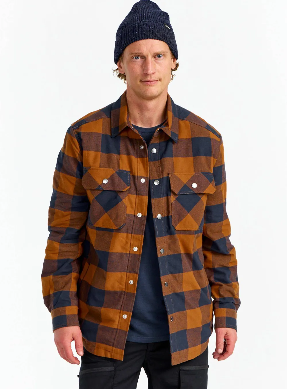 Hot Men's Padded Flannel Shirt Herrtröjor & Skjortor