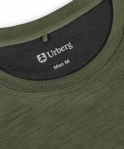 Urberg Men's Selje Merino-Bamboo Top Deep Lichen Green Clearance