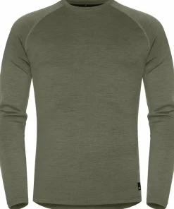 Urberg Men's Selje Merino-Bamboo Top Deep Lichen Green Clearance