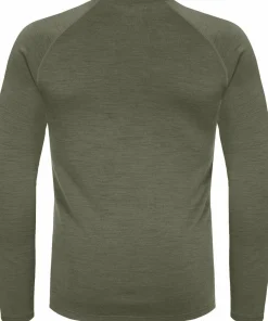 Urberg Men's Selje Merino-Bamboo Top Deep Lichen Green Clearance