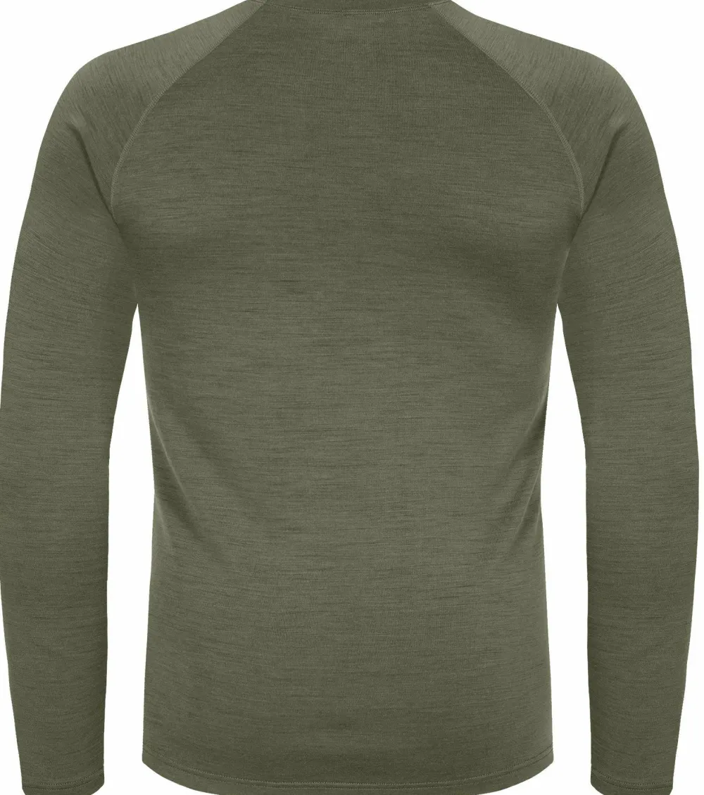 Urberg Men's Selje Merino-Bamboo Top Deep Lichen Green Clearance
