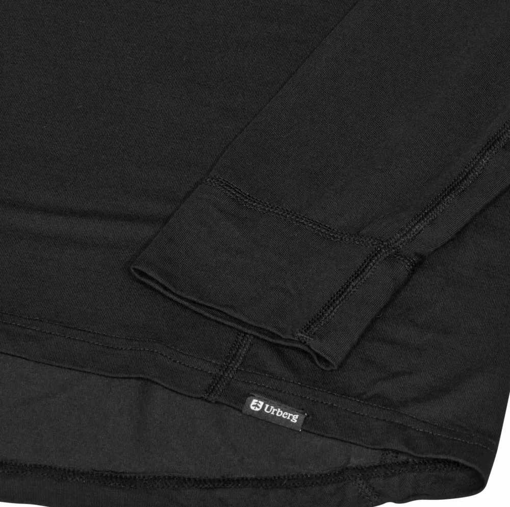 Urberg Men's Solid Tree Base Layer Top Black Beauty Hot