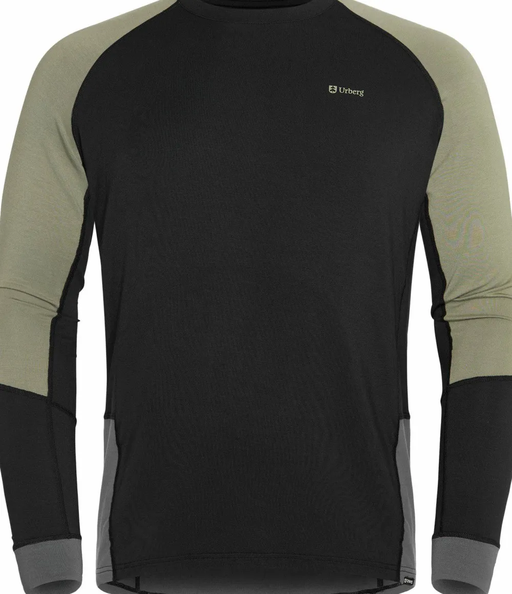 Urberg Men's Tree Base Layer Top Black Beauty Discount