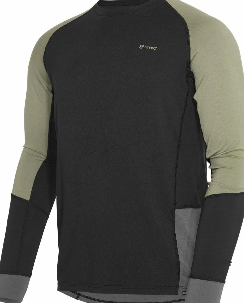 Urberg Men's Tree Base Layer Top Black Beauty Discount