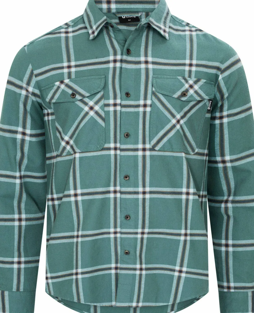 Urberg Men's Two Pocket Flanell Shirt Silver Pine/ Blue Nights