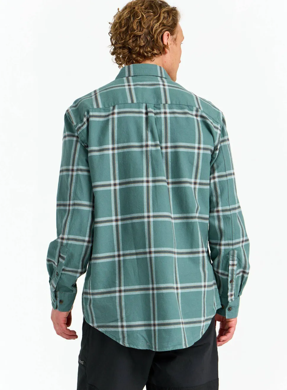 Urberg Men's Two Pocket Flanell Shirt Silver Pine/ Blue Nights