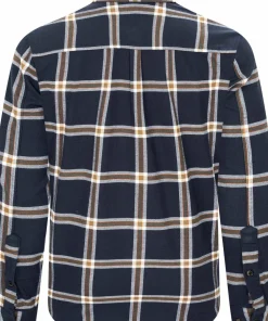 Urberg Men's Two Pocket Flanell Shirt Blue Nights/Deep Lichen Green Sale