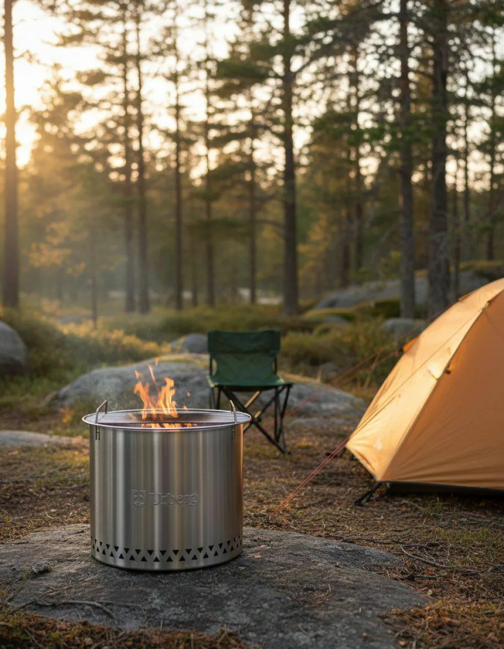 Urberg Rogen Bon Fire Stove Stainless Discount