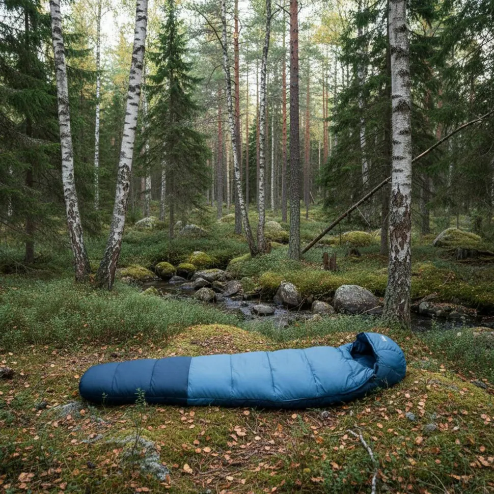 Urberg 3-season Sleeping Bag G5 Mallard Blue/Midnight Navy