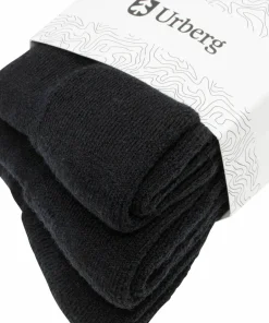 Urberg Thicker Every Day Merino Wool Sock 3p Adult Black Beauty