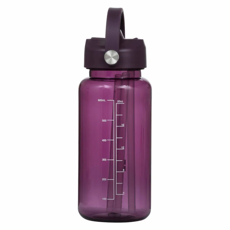 Urberg Tritan Flip Straw 600ml Dark Purple
