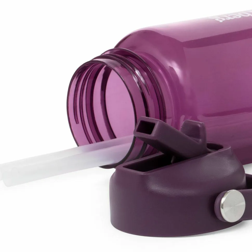 Urberg Tritan Flip Straw 600ml Dark Purple