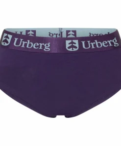 Urberg Women's Bamboo Hipsters 3-Pack Black Beauty+bright White+grape