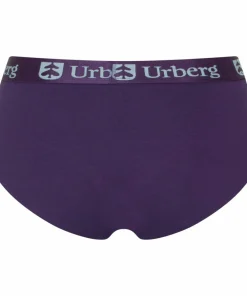 Urberg Women's Bamboo Hipsters 3-Pack Black Beauty+bright White+grape