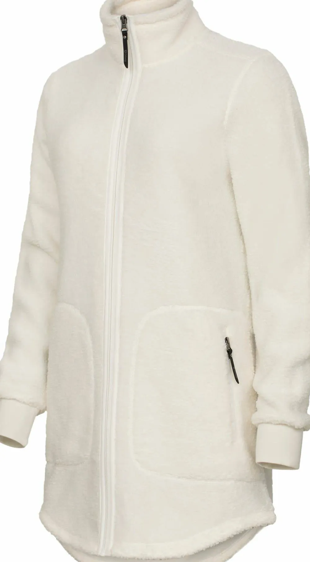 Urberg Women's Bonded Pile Jacket Long Cloud Dancer New