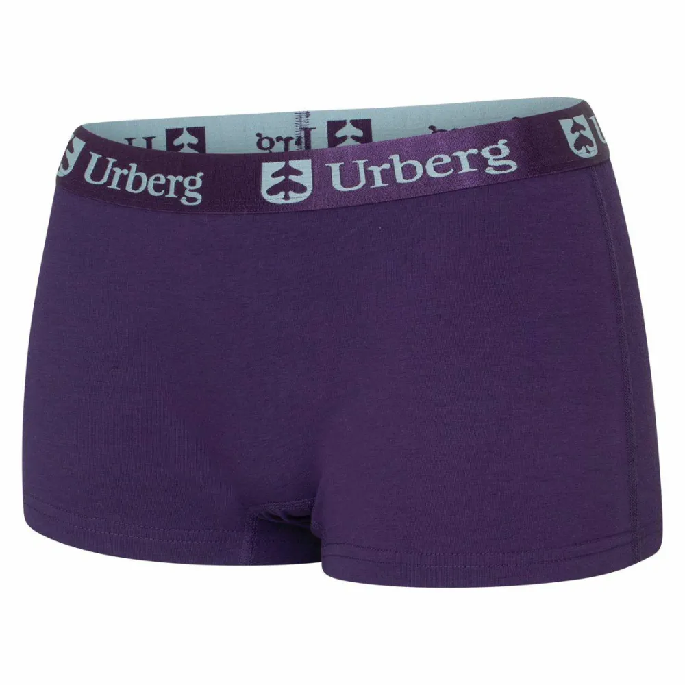 Urberg Women's Isane 3-pack Bamboo Boxers Black Beauty/Bright White/Grape Black Beauty+Bright White+Grape New
