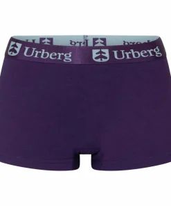 Urberg Women's Isane 3-pack Bamboo Boxers Black Beauty/Bright White/Grape Black Beauty+Bright White+Grape New