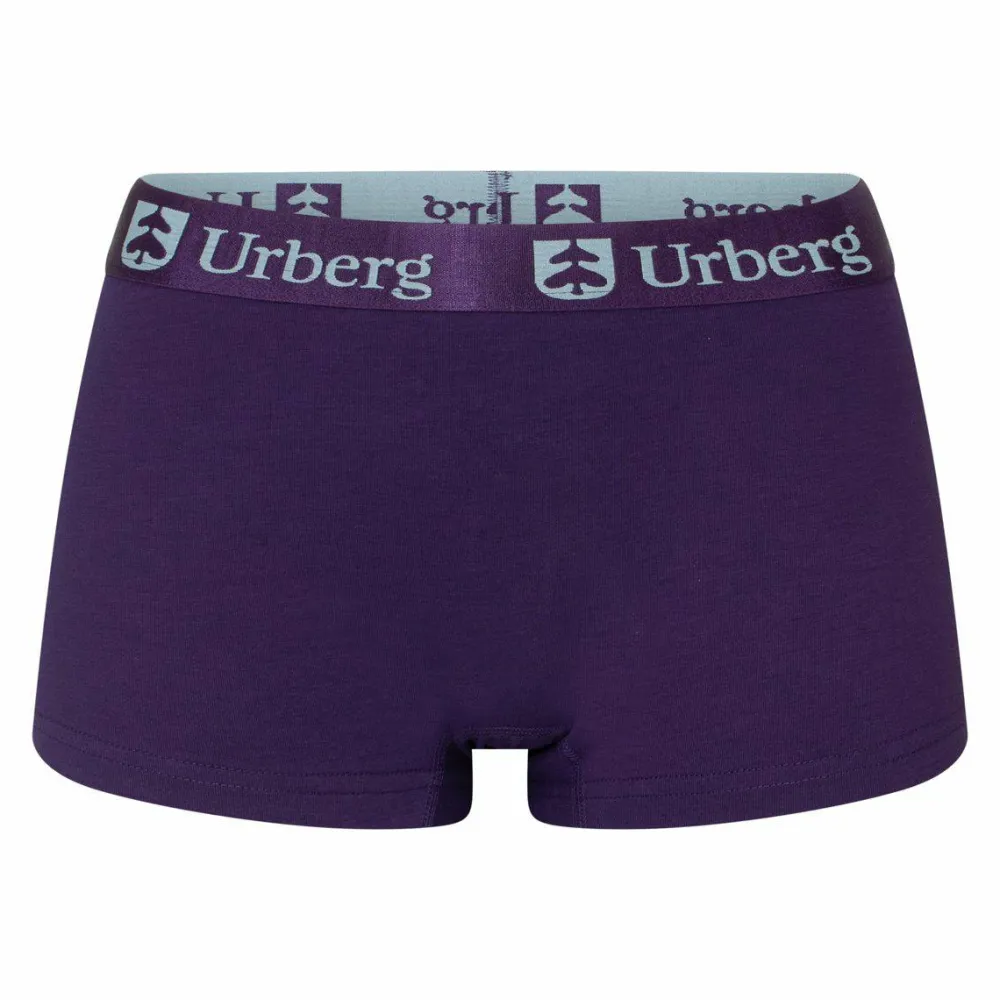 Urberg Women's Isane 3-pack Bamboo Boxers Black Beauty/Bright White/Grape Black Beauty+Bright White+Grape New