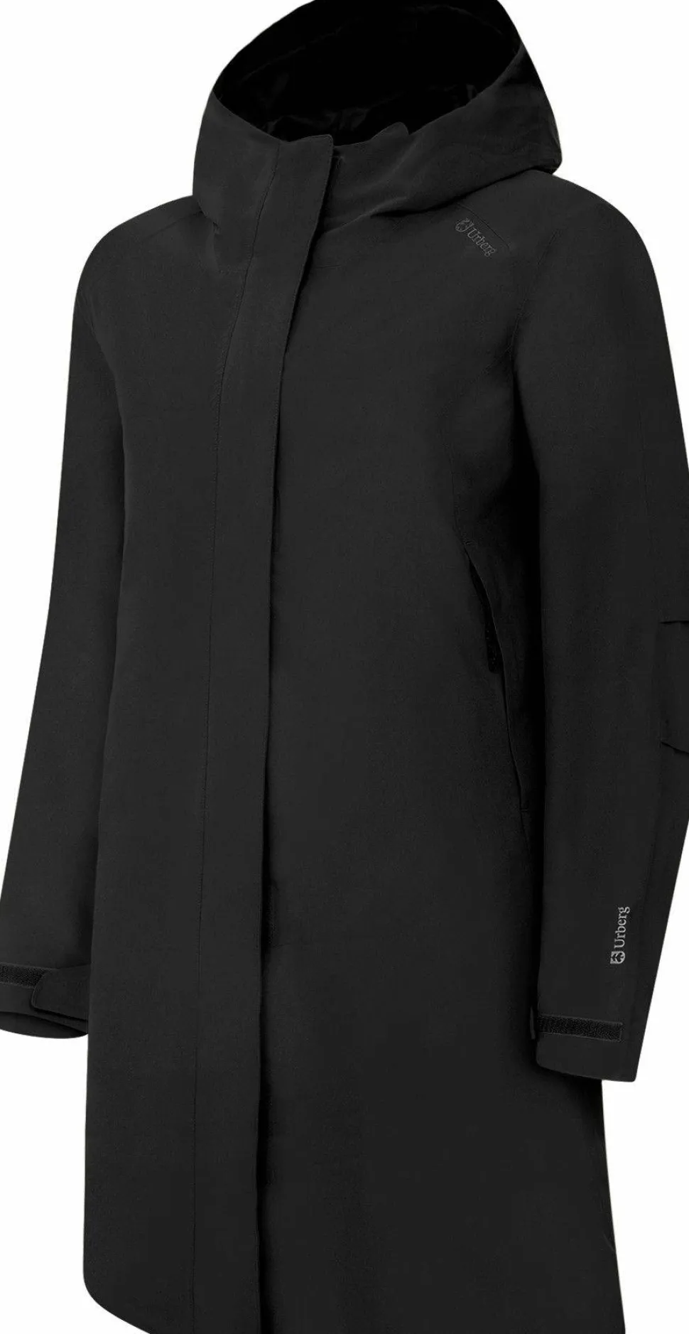Urberg Women's 2L Rain Coat Black Beauty