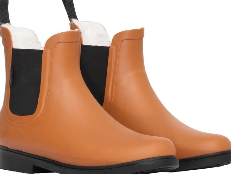 Urberg Womens Malme Rubber Fleece Boots Pumpkin Spice