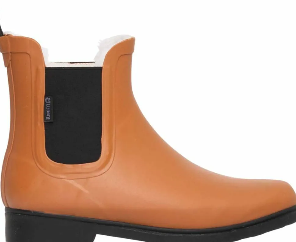 Urberg Womens Malme Rubber Fleece Boots Pumpkin Spice