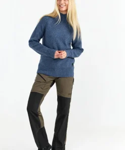 Urberg Women's Moss Knit Sweater Blue Melange Outlet