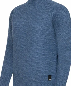 Urberg Women's Moss Knit Sweater Blue Melange Outlet