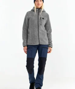 Urberg Women's Pile Hoodie Grey Melange Discount