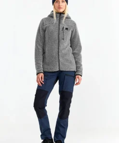 Urberg Women's Pile Hoodie Grey Melange Discount