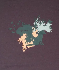 Urberg Women's Printed Tree Tee Huckleberry