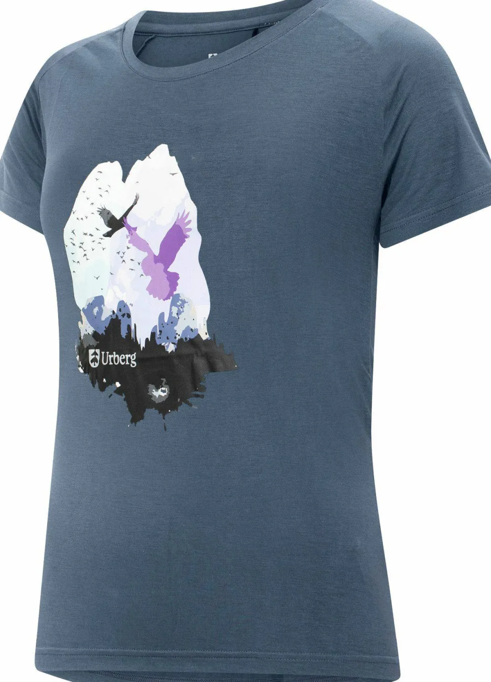 Urberg Women's Printed Tree Tee Midnight Navy New