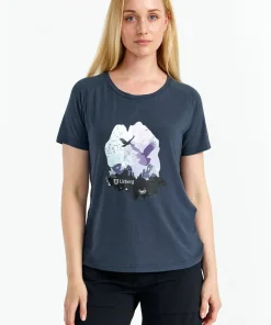 Urberg Women's Printed Tree Tee Midnight Navy New