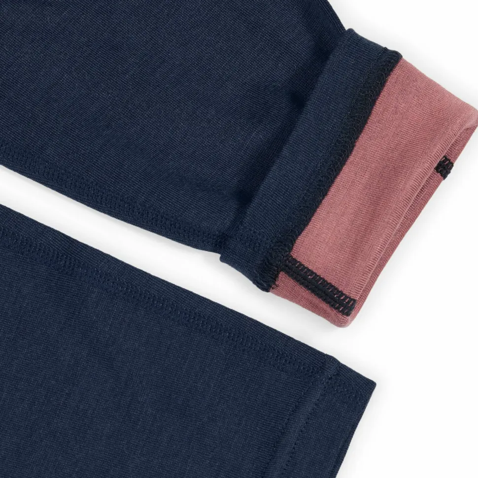 Urberg Women's Selje Merino-Bamboo Pants Blue/Pink